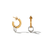 Kaia Two Tone Earring